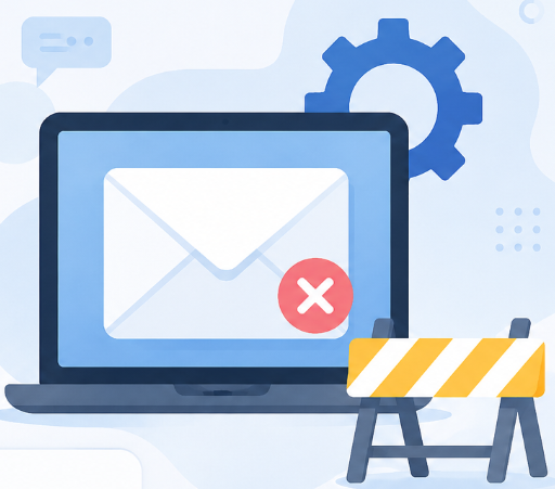 Email 功能暫時停用通知
